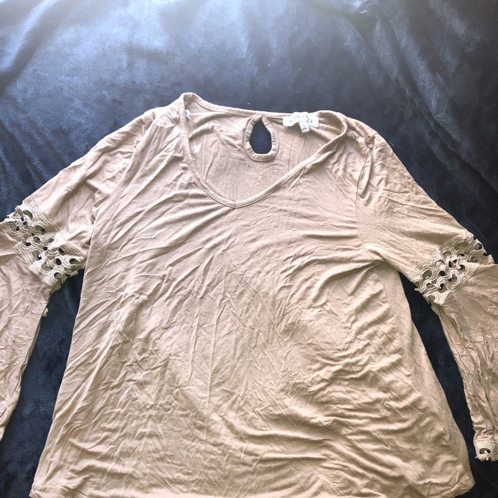 A brown shirt
